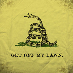 Get Off My Lawn tee - The Flying Pork Apparel Co.