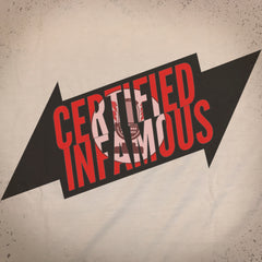 Infamous Bolt tee - The Flying Pork Apparel Co.