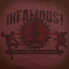 Infamous Heroes tee - The Flying Pork Apparel Co.